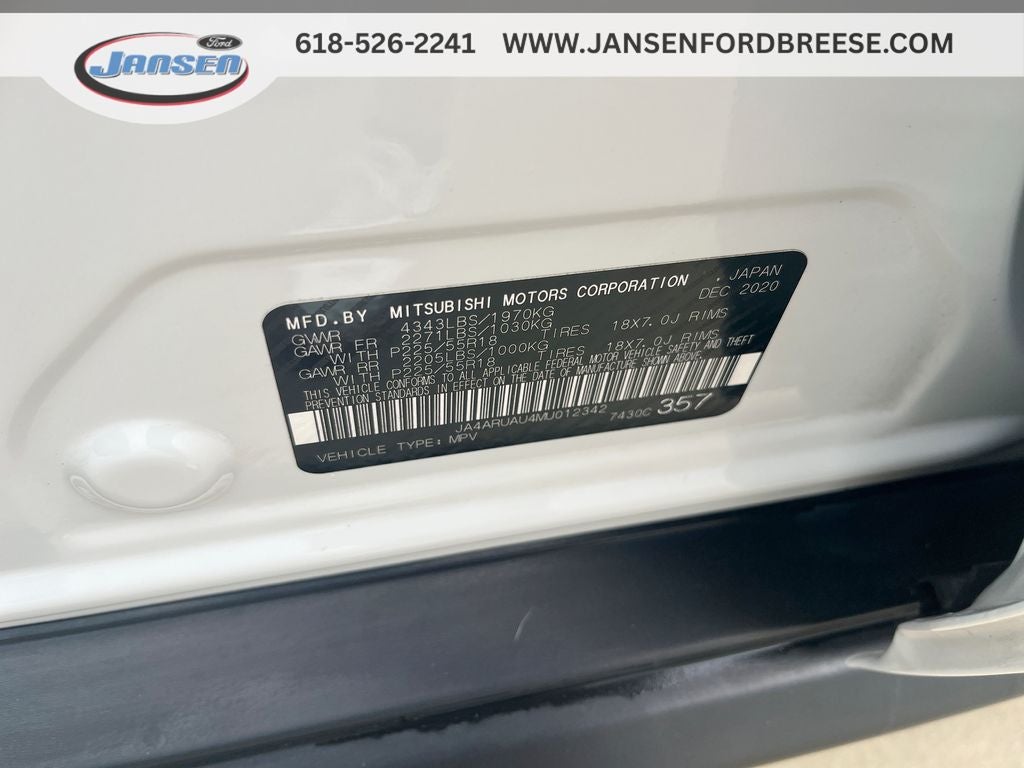 2021 Mitsubishi Outlander Sport 2.0 SE